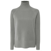 Emilio Romanelli Gray Cashmere Women Sweater